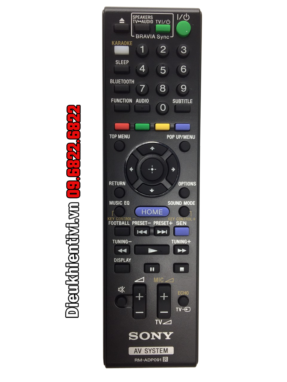 Điều khiển loa sony HBD-E6100