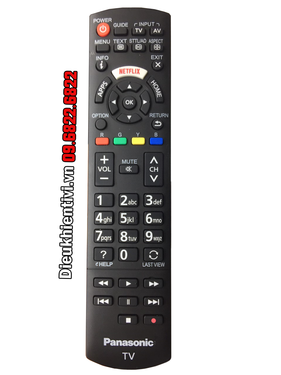 Điều khiển tivi Panasonic DX700v, DX650V